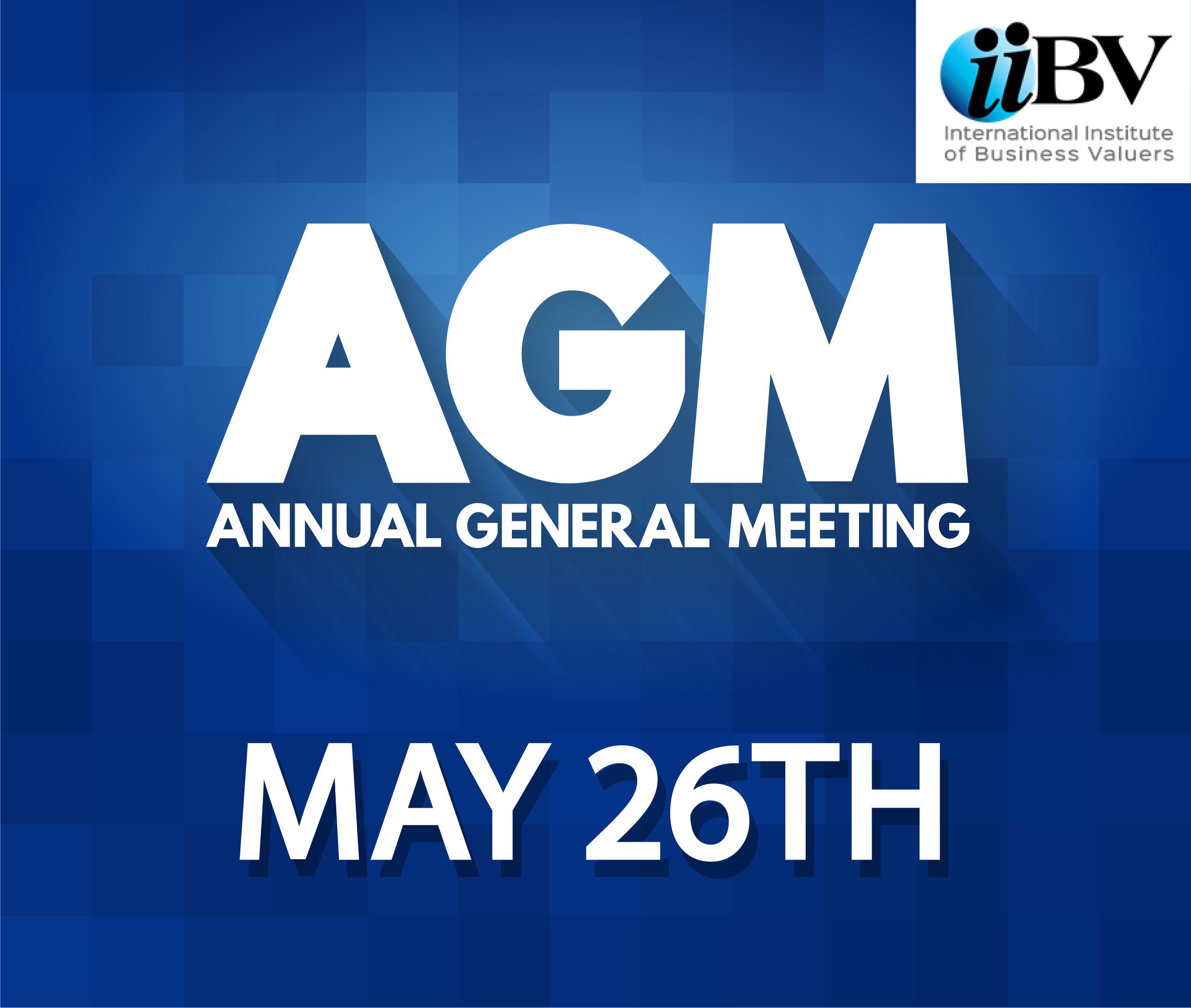 Annual General Meeting on May 26th.