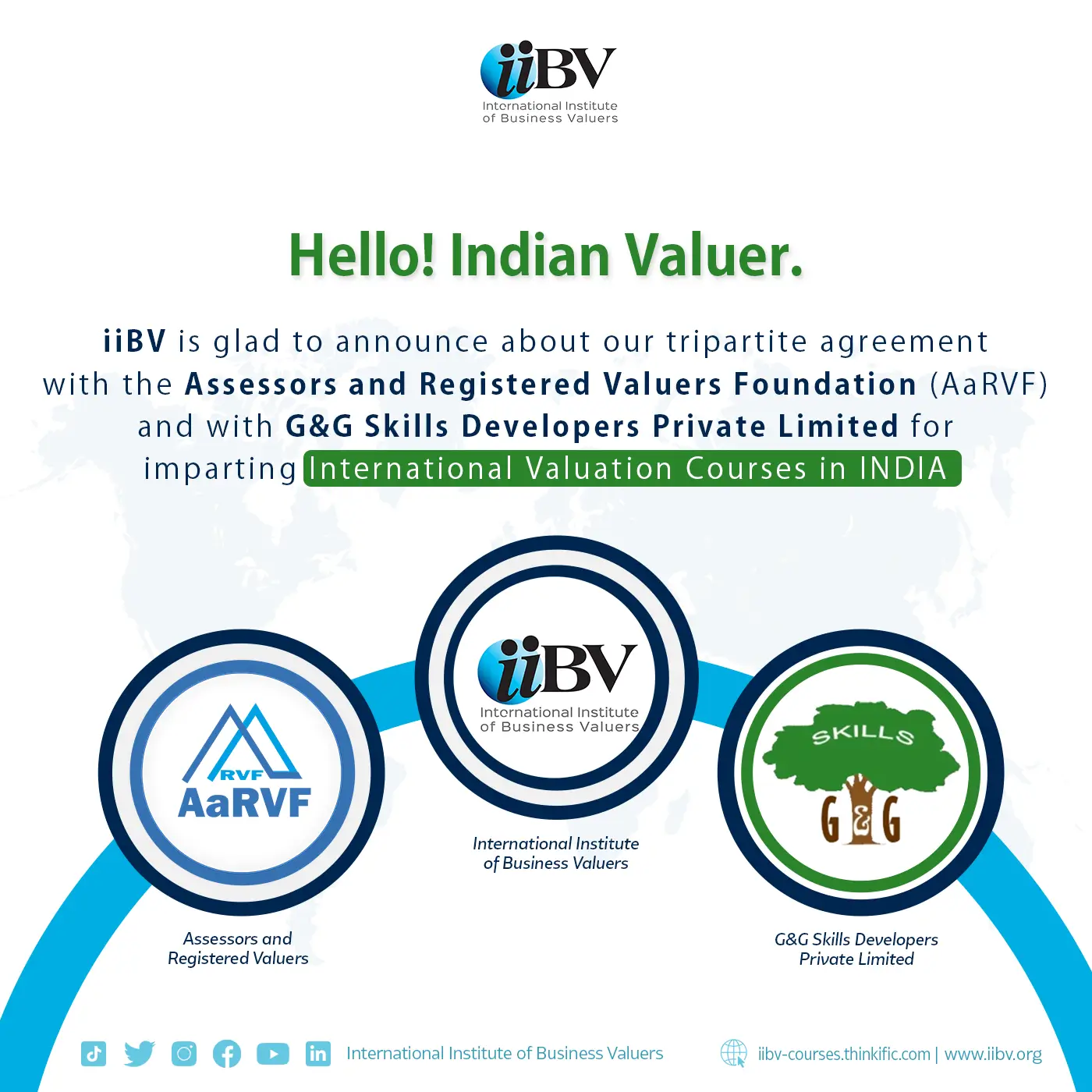 iiBV, G&G and AaRVF - Business Valuation in India