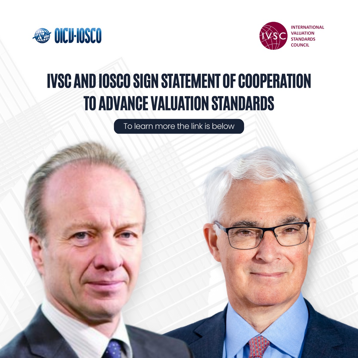 IVSC and IOSCO's Newly Signed Statement of Cooperation